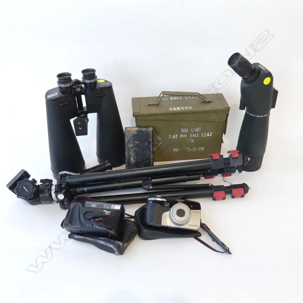 TRIPOD L.1550 / 640mm, SPORT MASTER 11x80 BINOCULARS, HAWKE VANTAGE LENS, CAMERAS ETC Image 1++