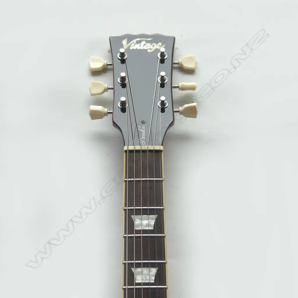 VINTAGE BRAND PARADISE LES PAUL ELECTRIC GUITAR WITH HARD CASE Image 1++