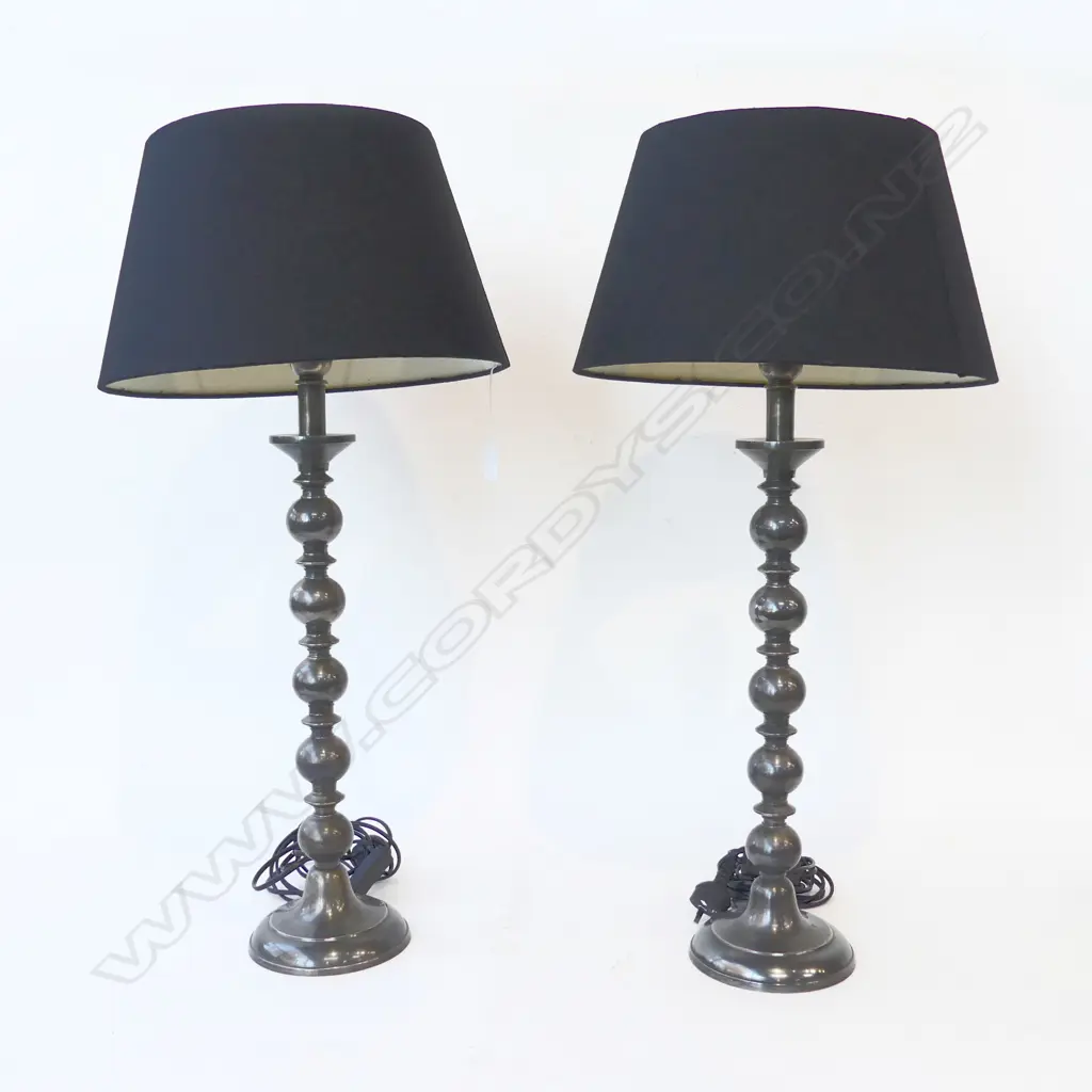 PAIR OF TABLE LAMPS H.740mm Image 1++