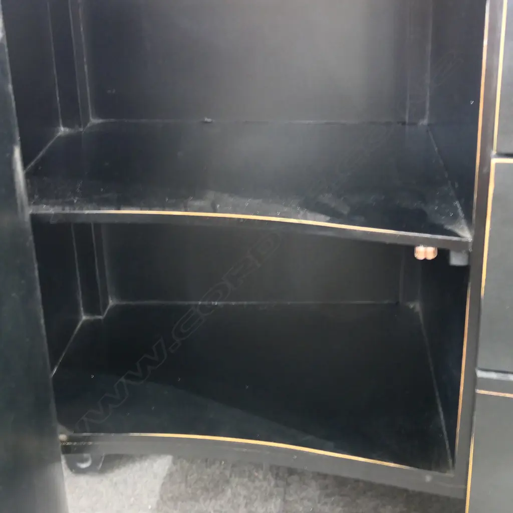 FRENCH STYLE BLACK PAINTED BUFFET SIDEBOARD 1600x500x850mm Image 1++