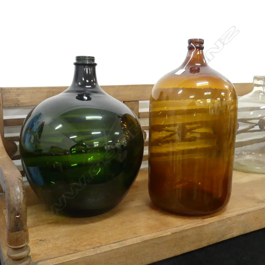 2 LG GLASS CARBOY BOTTLES H.600mm Image 1++