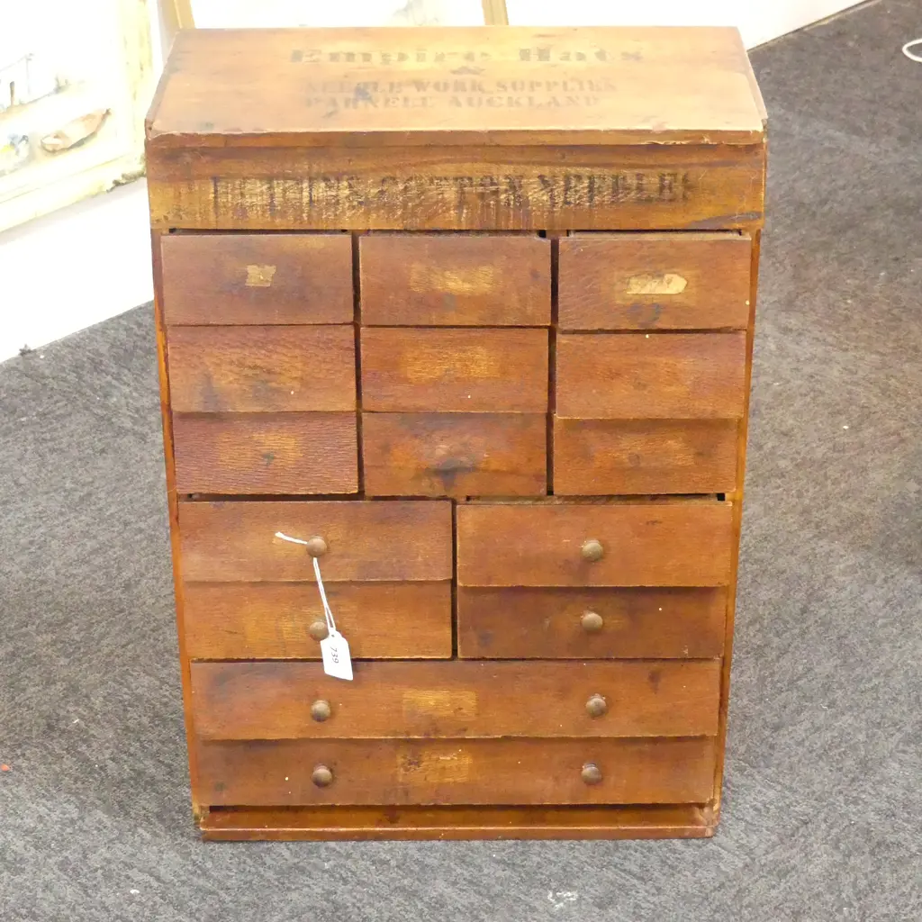 VINTAGE STYLE DRAWER UNIT 375x195x530mm Image 1++