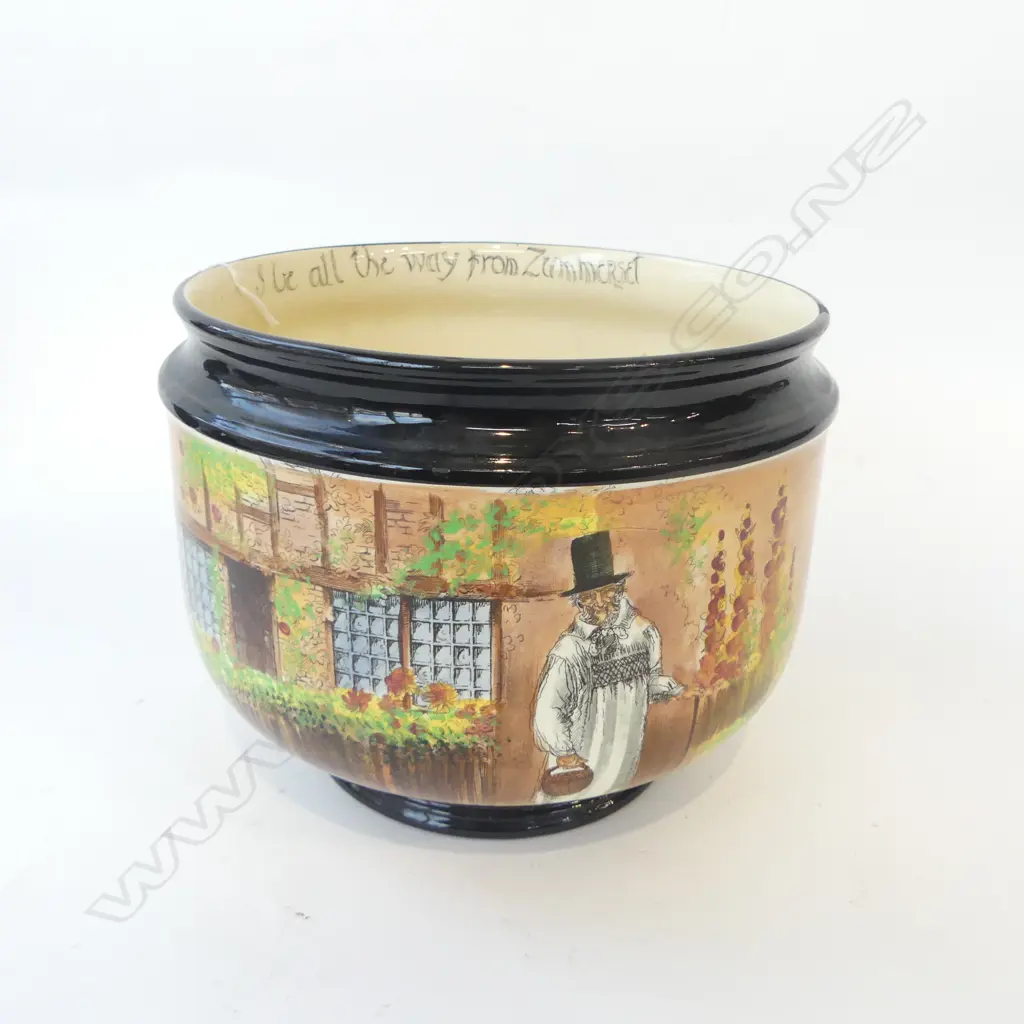 ROYAL DOULTON GAFFERS JARDINERE H.165mm, 210mm dia Image 1++