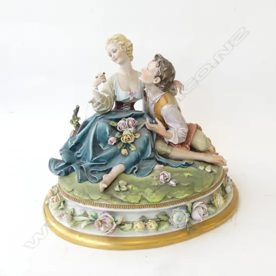 CAPODIMONTE FIGURE GROUP W.400mm