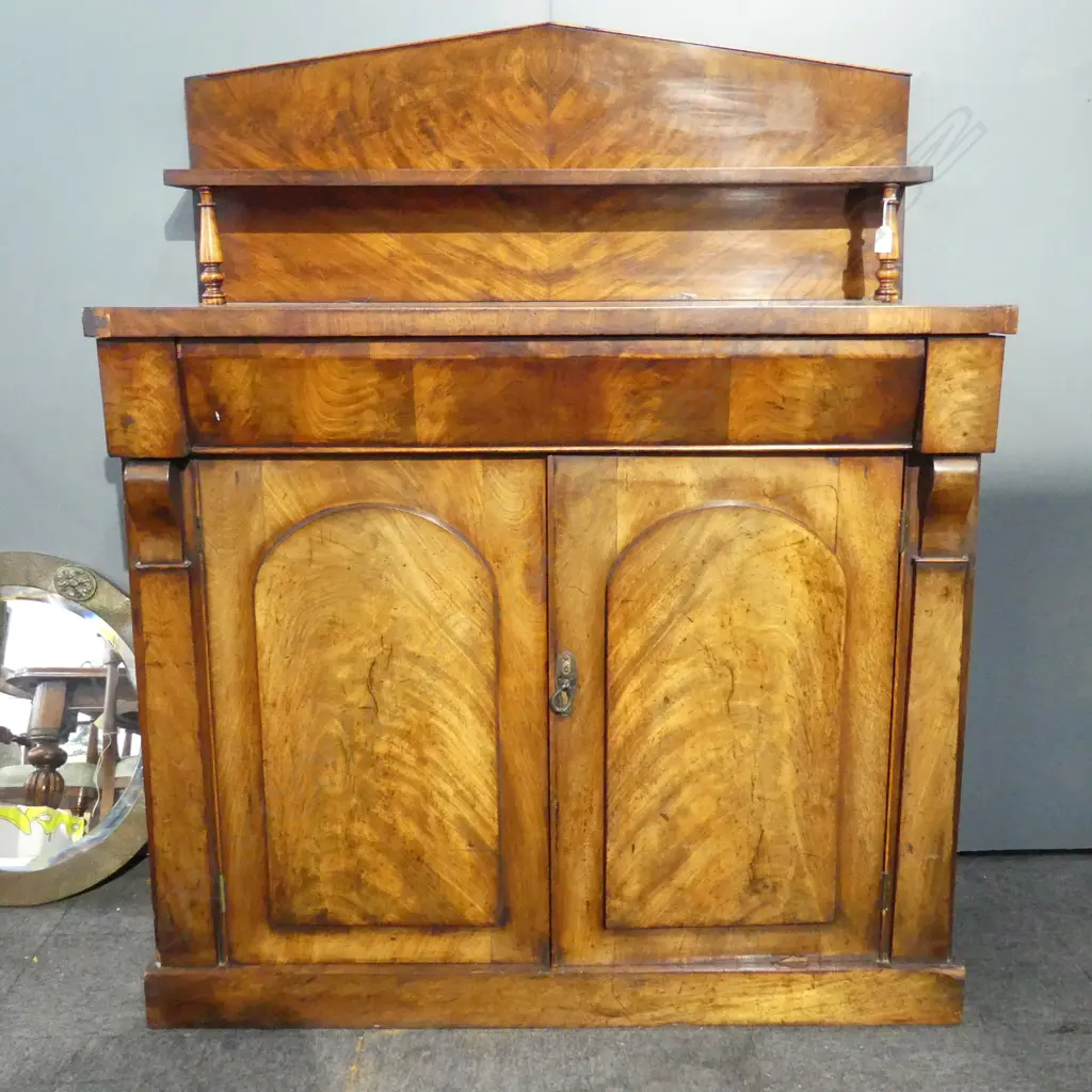 VICTORIAN MAHOGANY CHIFFONIER 1065x525x1330mm Image 1++