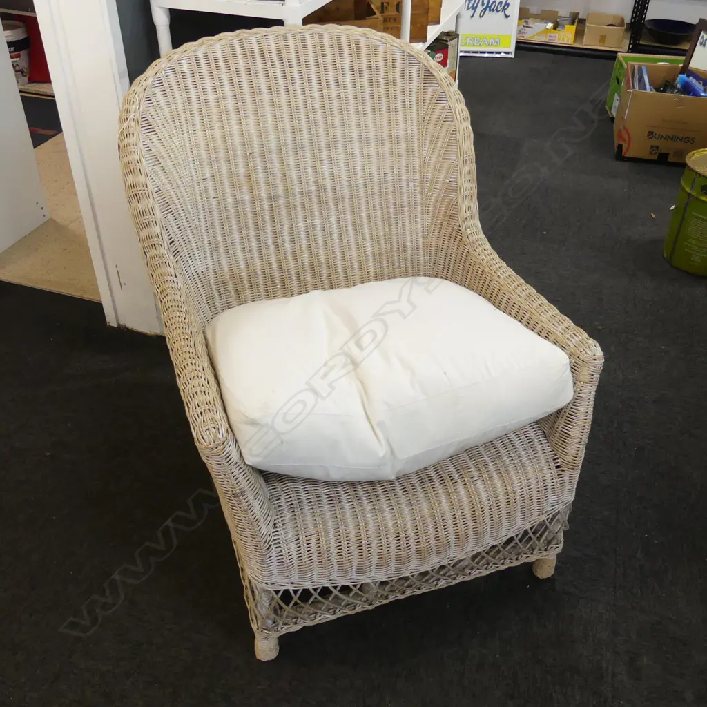 CANE CHAIR WITH CUSHIONS 720 x 900 x 900mm Image 1++