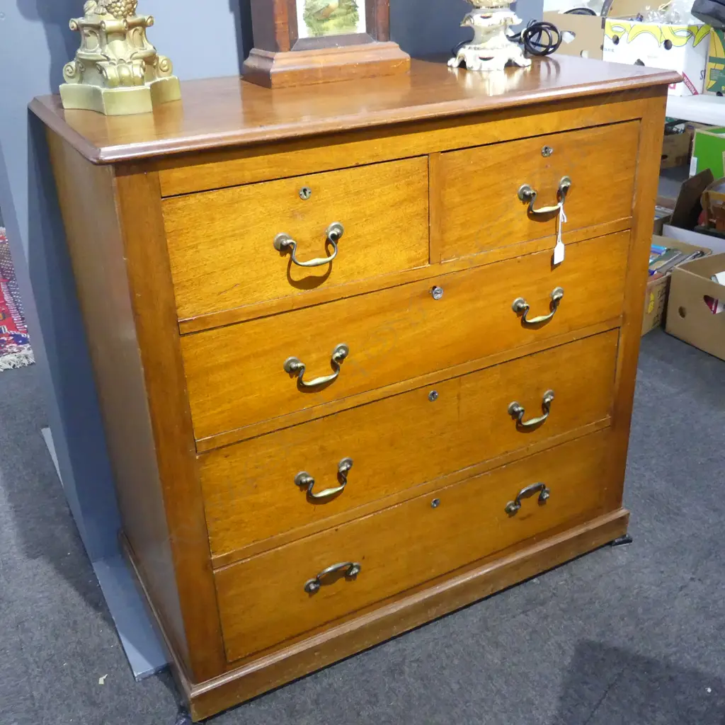 VICTORIAN 5 DRAWER CHEST 1030x535x1000mm Image 1++