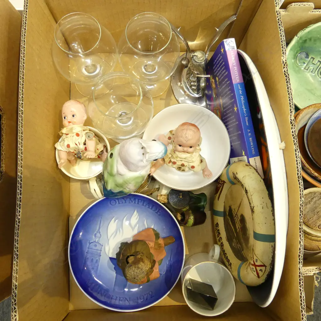 BABIES, DRINKING GLASSES, COCKATOO LAMP ETC Image 1++