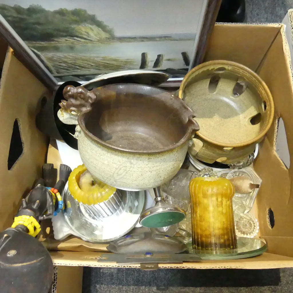 CRYSAL SALTS, CARVED WOODEN AFRICAN FIGURE H.410mm, ETC Image 1++