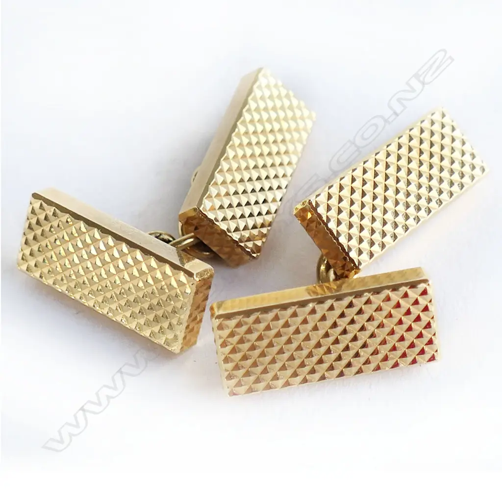 PR 18CT GOLD CUFFLINKS 12.4gms Image 1++