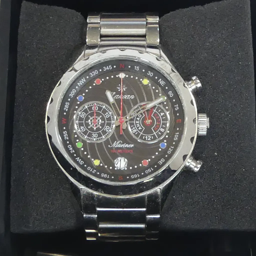 MINT & BOXED ZANCAN 100 METERS MARINER DIVE WRIST WATCH Image 1++