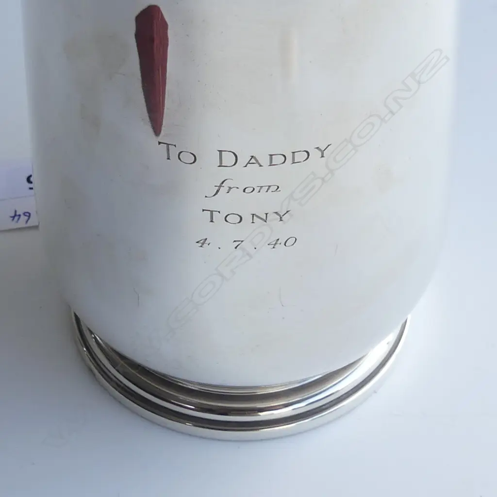 S/SILVER PINT BEER MUG 382GRMS  Image 1++