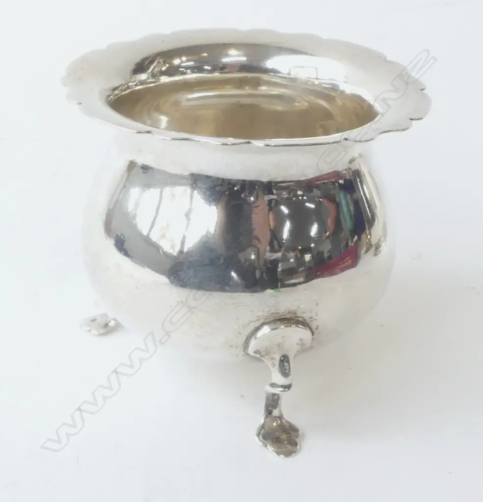 S/SILVER SUGAR BOWL 136GRMS  Image 1++