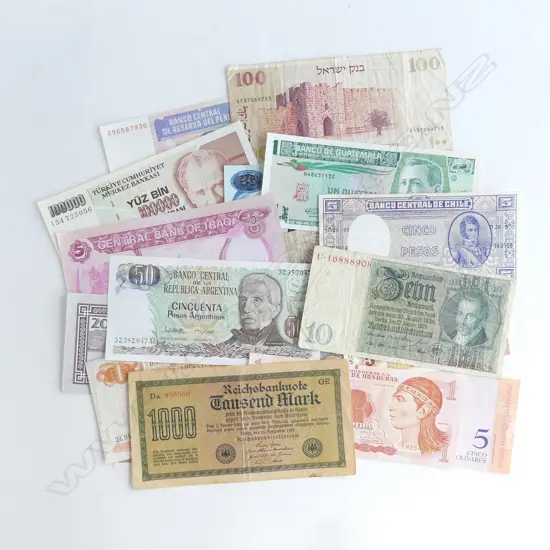 20 ASST. WORLD BANK NOTES