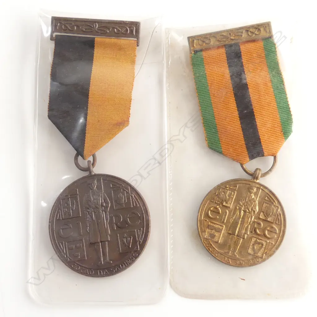 2 IRISH SERVICE MEDALS Image 1++