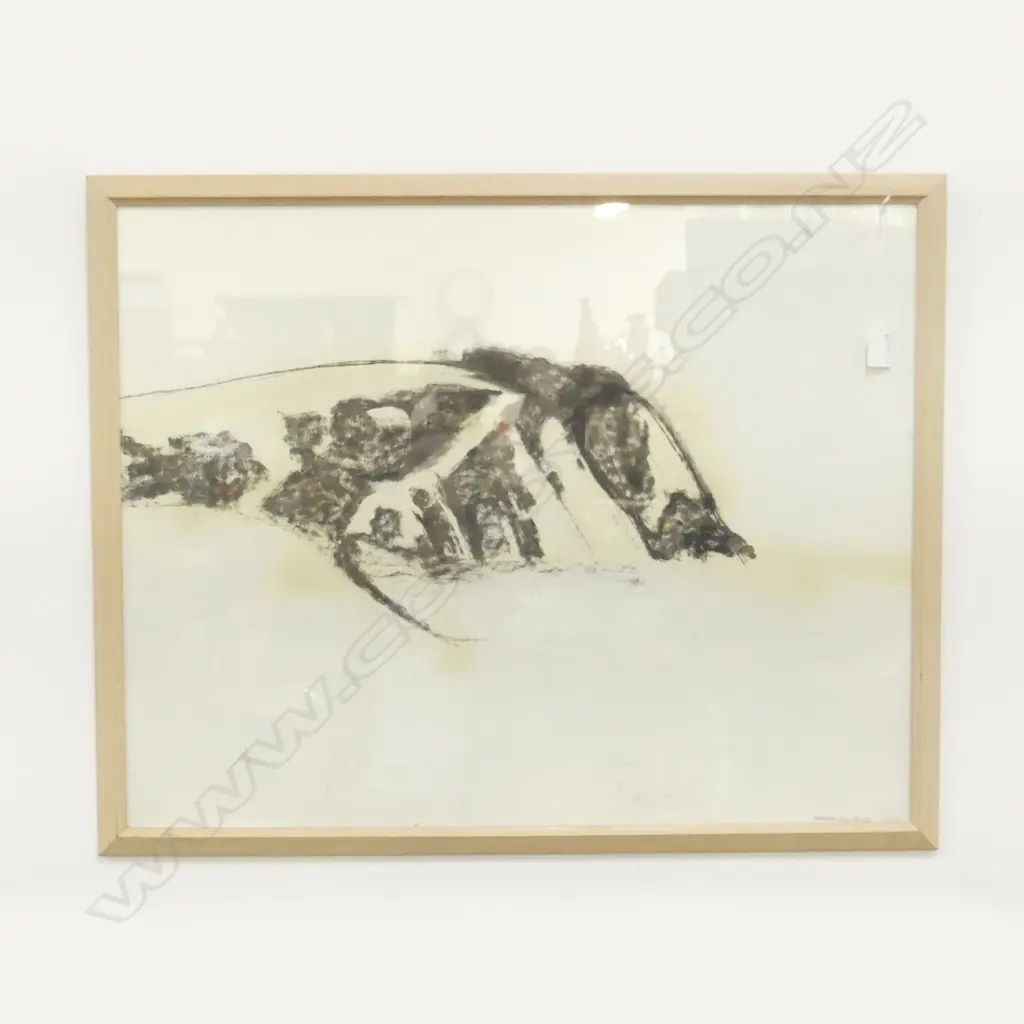 SUSAN SKERMAN, 'PAPAMOA HILLS' MONOPRINT 550x700mm Image 1++