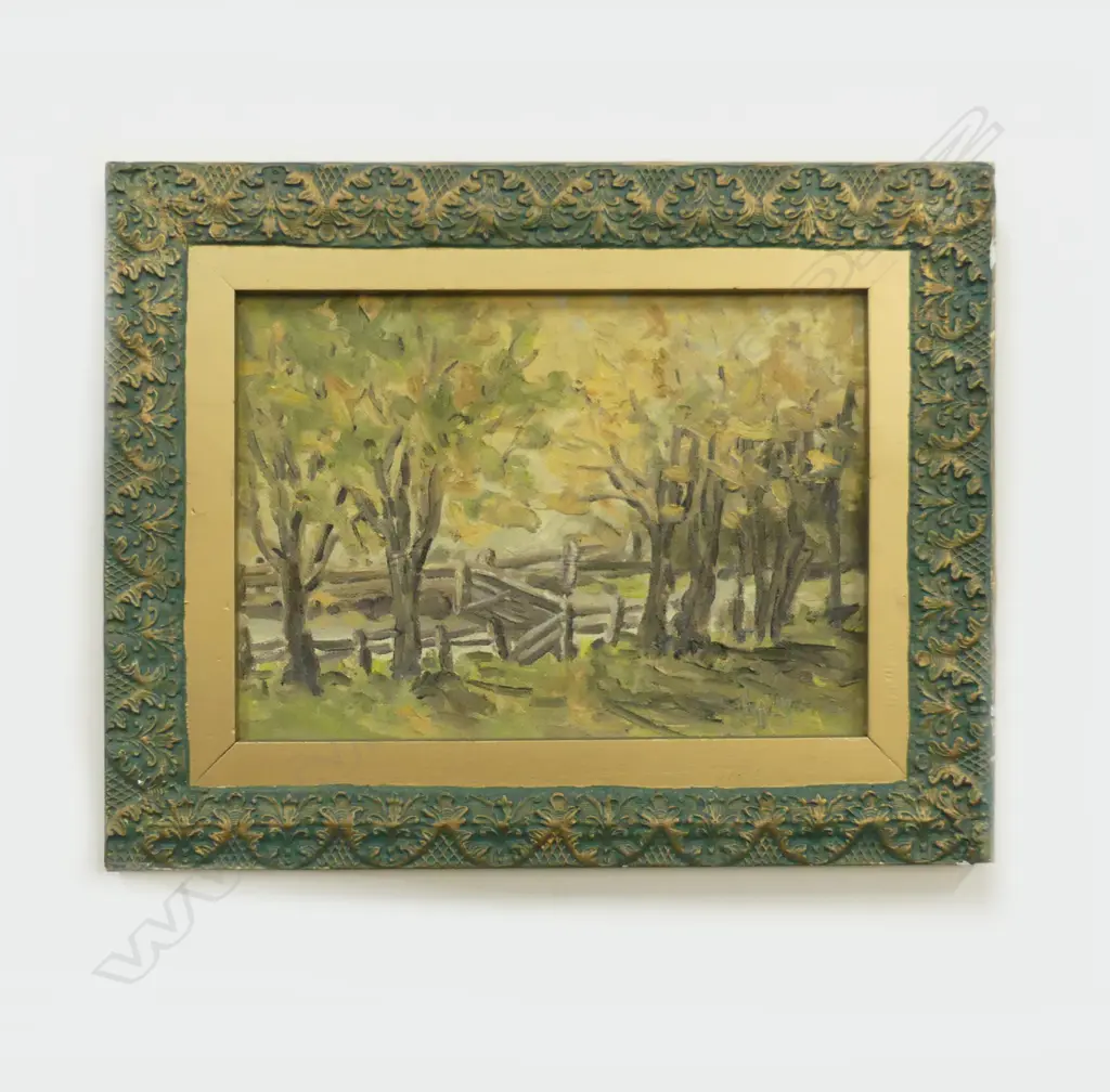 MARGE MARTIN 'AUTUMN LIGHT' OIL ON BOARD 205x285mm Image 1++