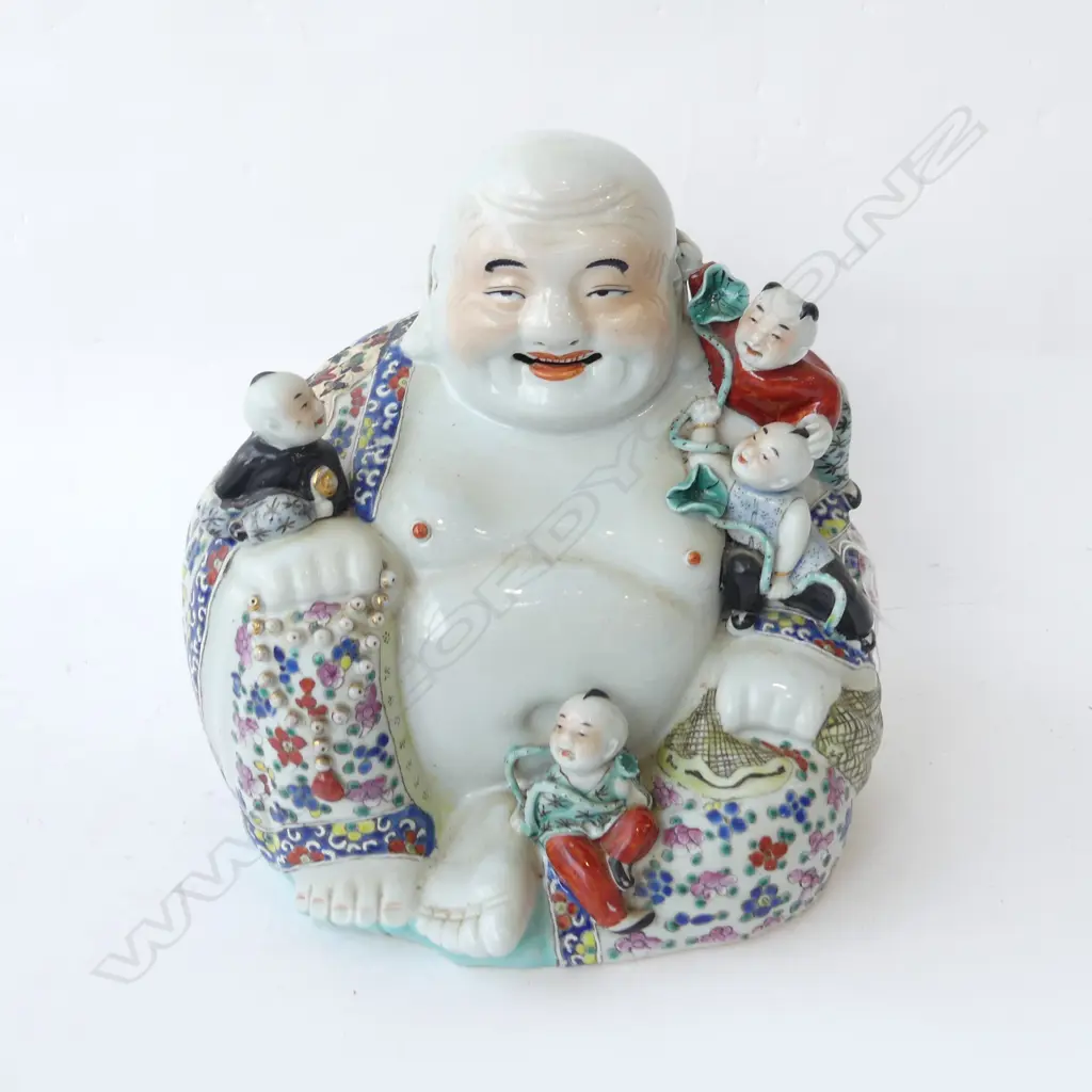 CHINESE FAMILLE ROSE HO TEI H270MM Image 1++