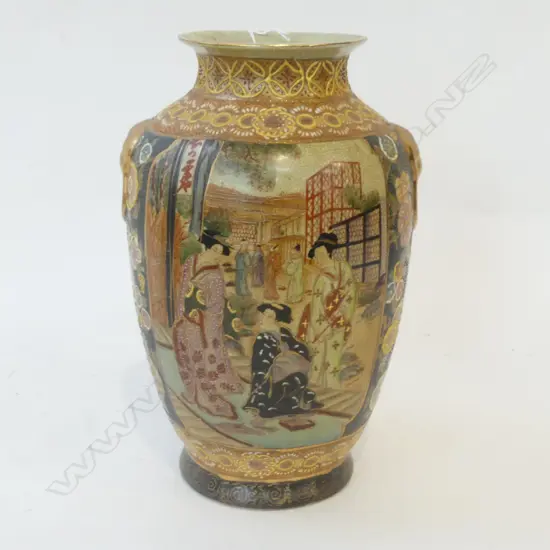 CHINESE SATSUMA VASE H.300mm