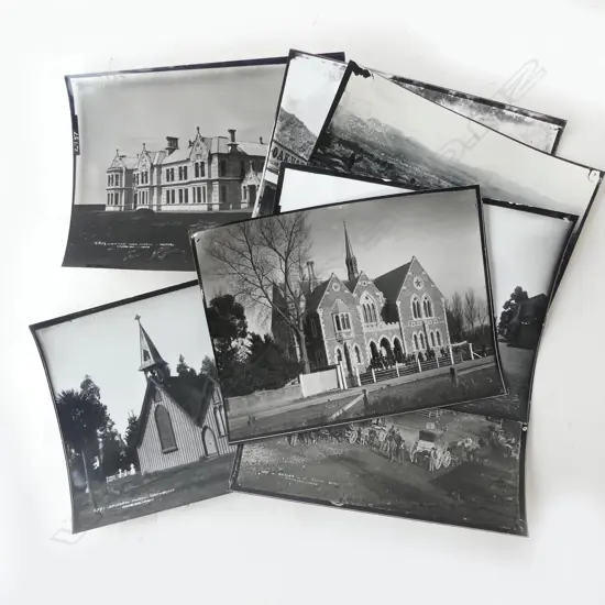 7 DOMINION MUSEUM PHOTOGRAPHS - SOUTH ISLAND, BILL MAIN COLLECTION 165x215mm