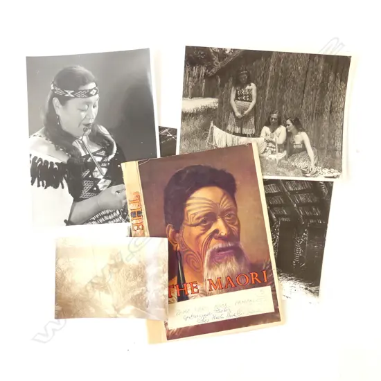 4 B/W PHOTOS MAORI INTEREST