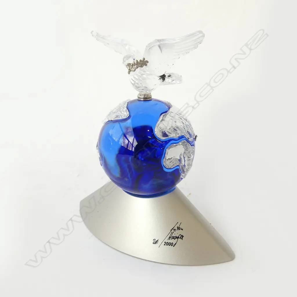 SWAROVSKI 'CRYSTAL PLANET VISION 2000' CASE & BOX H.120mm Image 1++