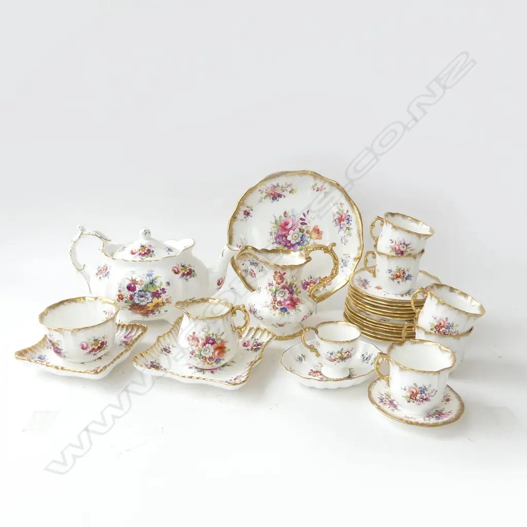 HAMMERSLEY TEA SET - sugar bowl faulted Image 1++