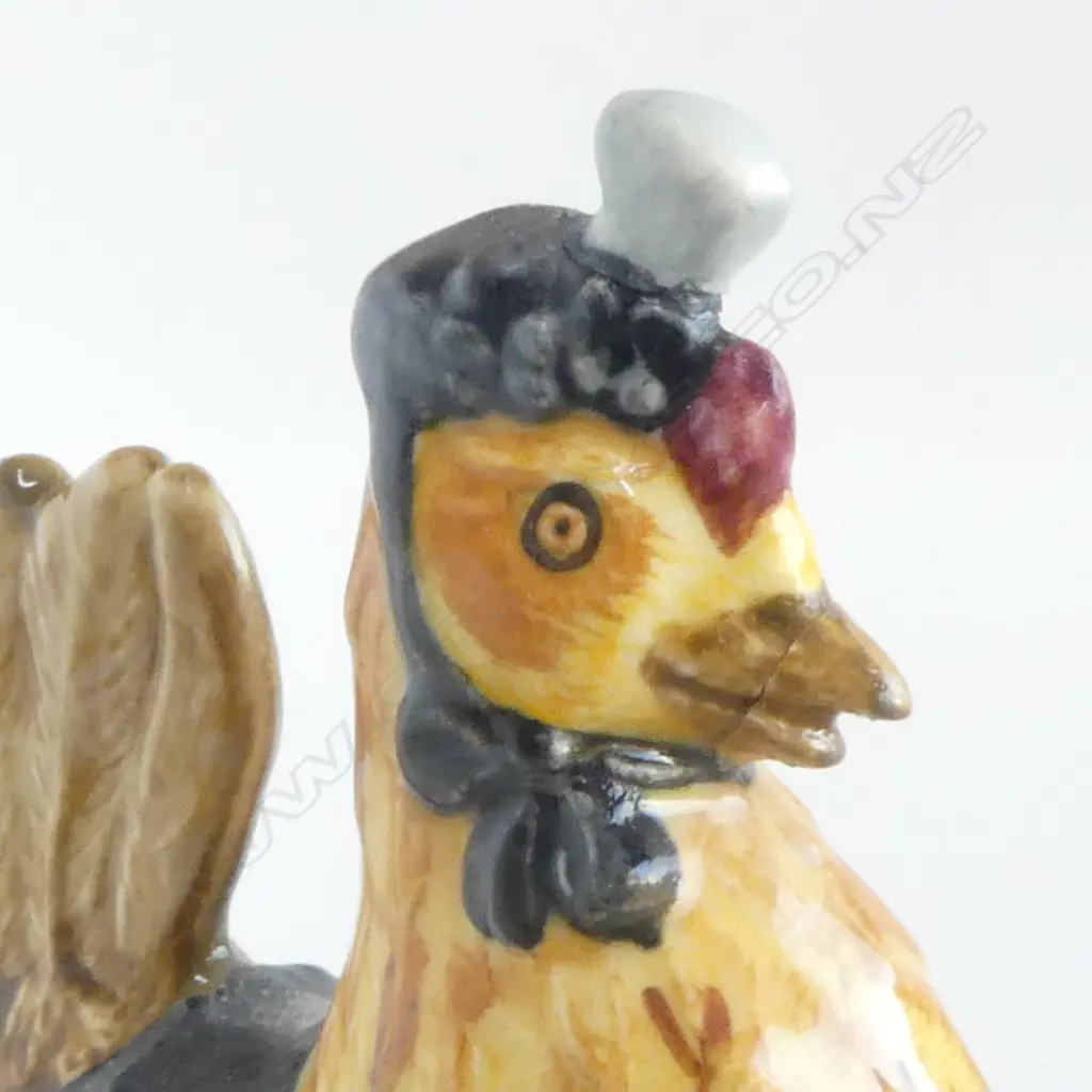 4 BESWICK BEATRIX POTTER FIGS; LADY MOUSE 1951, PETER IN WATERING CAN, AMIABLE GUINEA-PIG & SALLY HENNY PENNY (repair) Image 1++