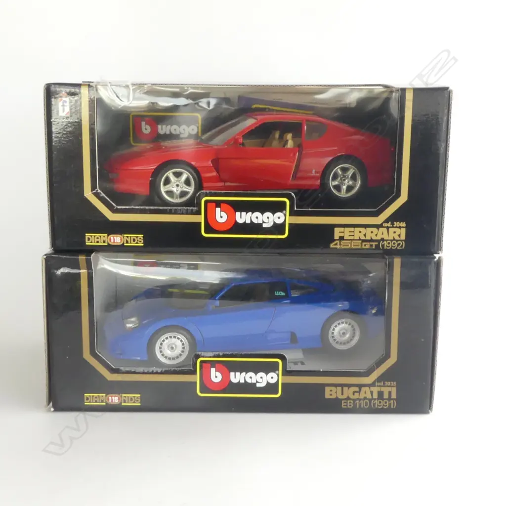 2 BURAGO MODEL CARS, BOXED Image 1++