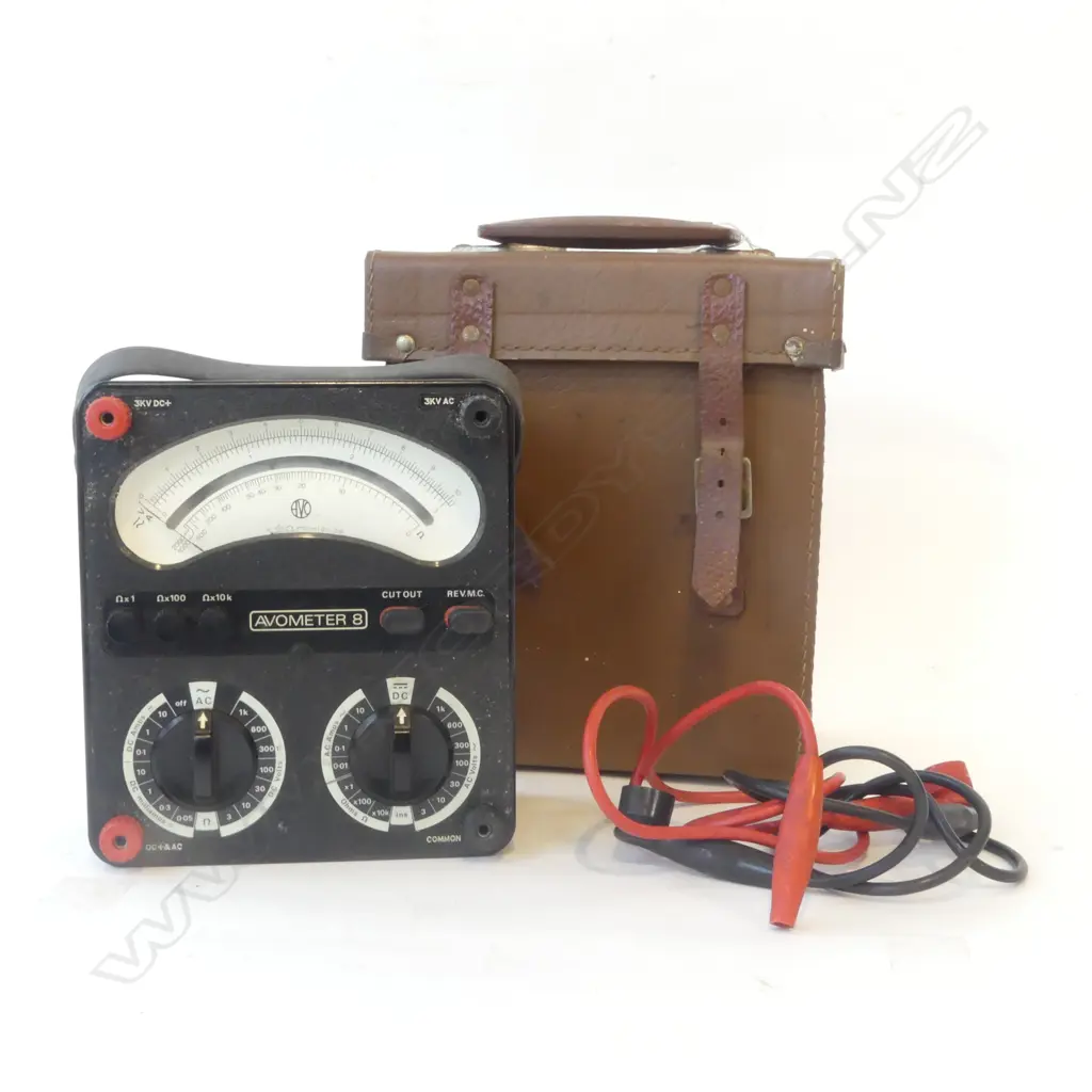 VINTAGE CASED AVONMETER H240 L200MM Image 1++