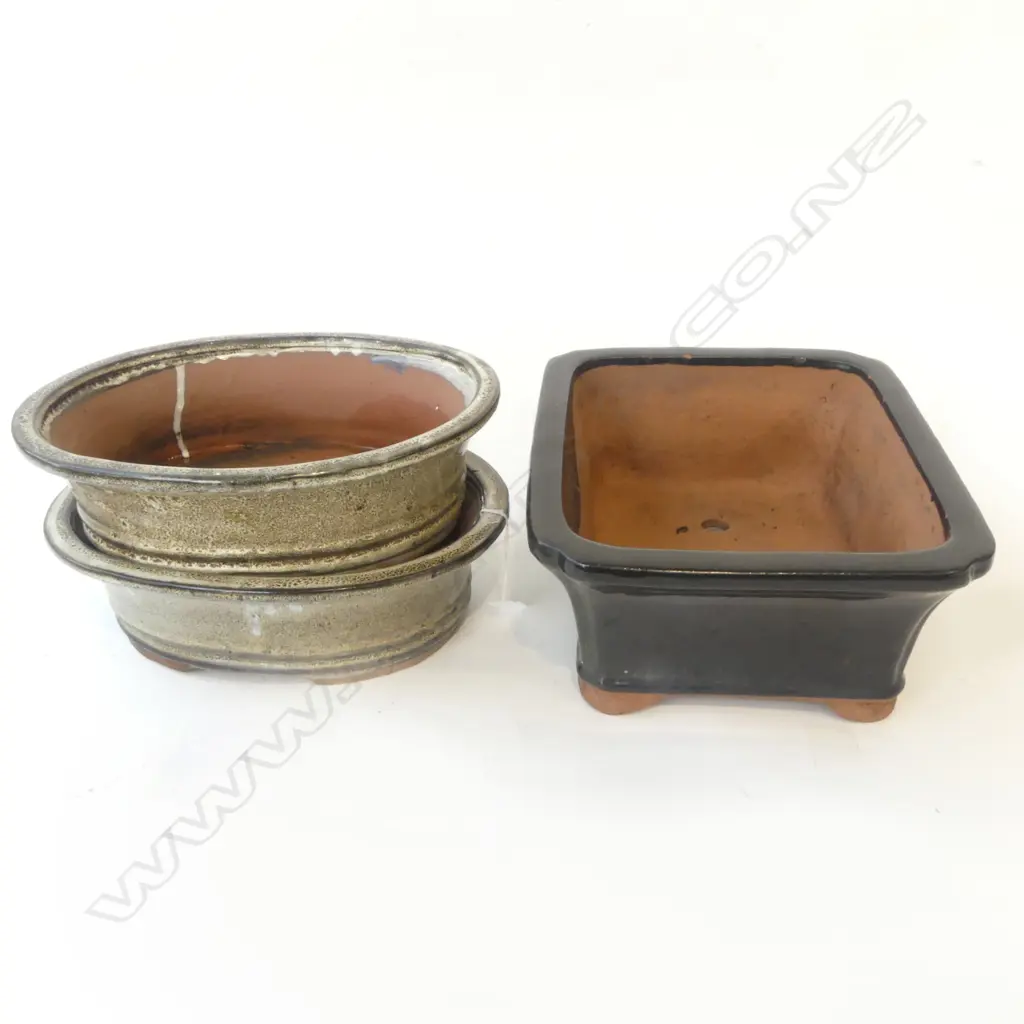 3 BONSAI POTS W.315mm Image 1++