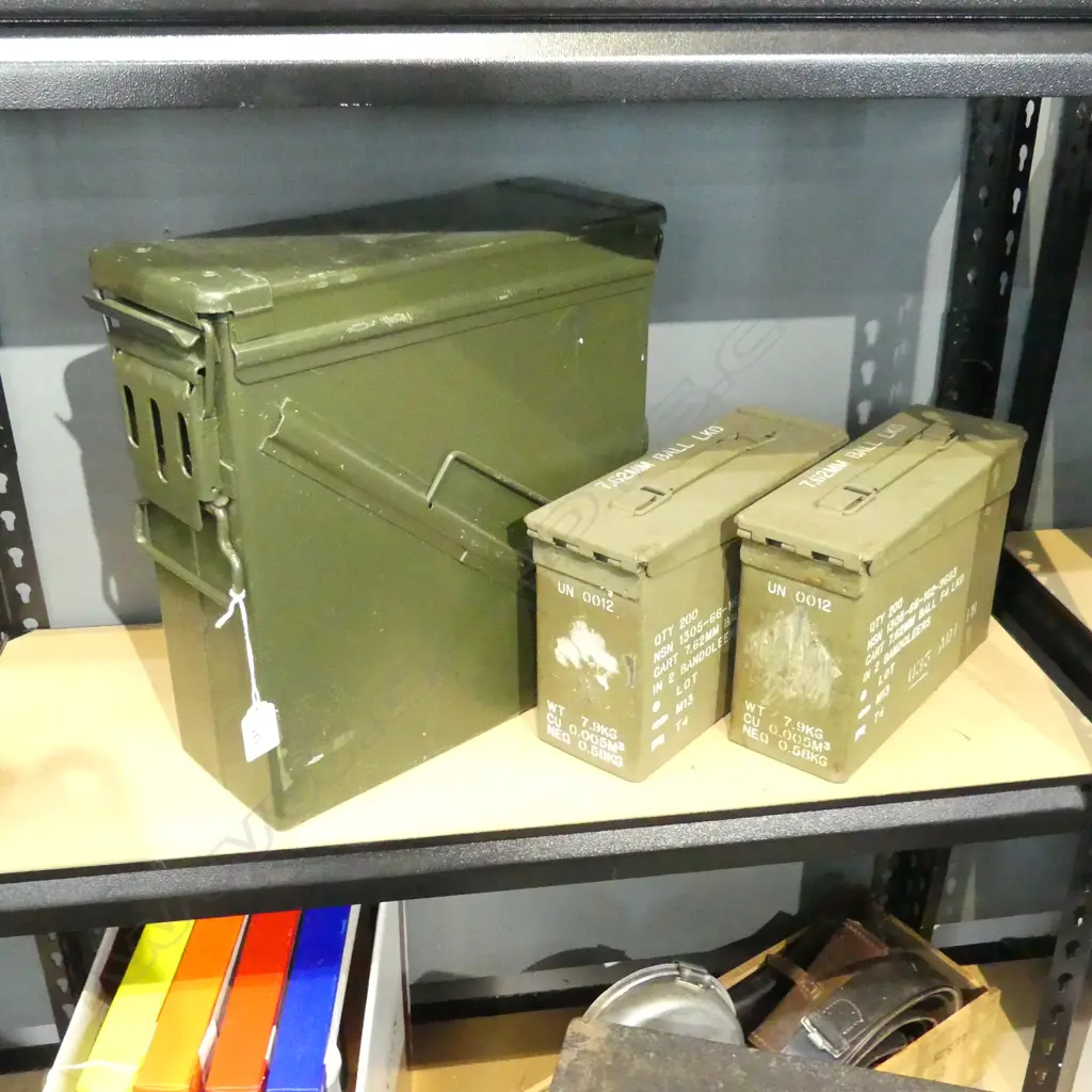 3 AMMO TINS Image 1++