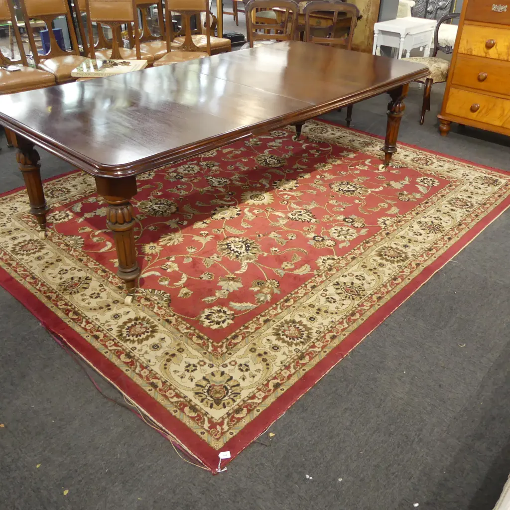 LG RED MACHINED RUG 2400x3000mm Image 1++