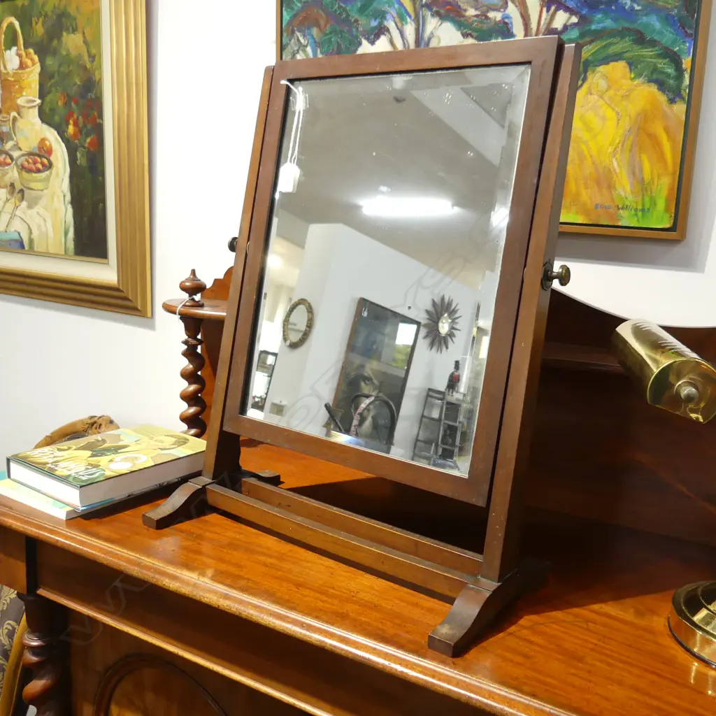 EDWARDIAN DRESSING TABLE MIRROR H630MM Image 1++