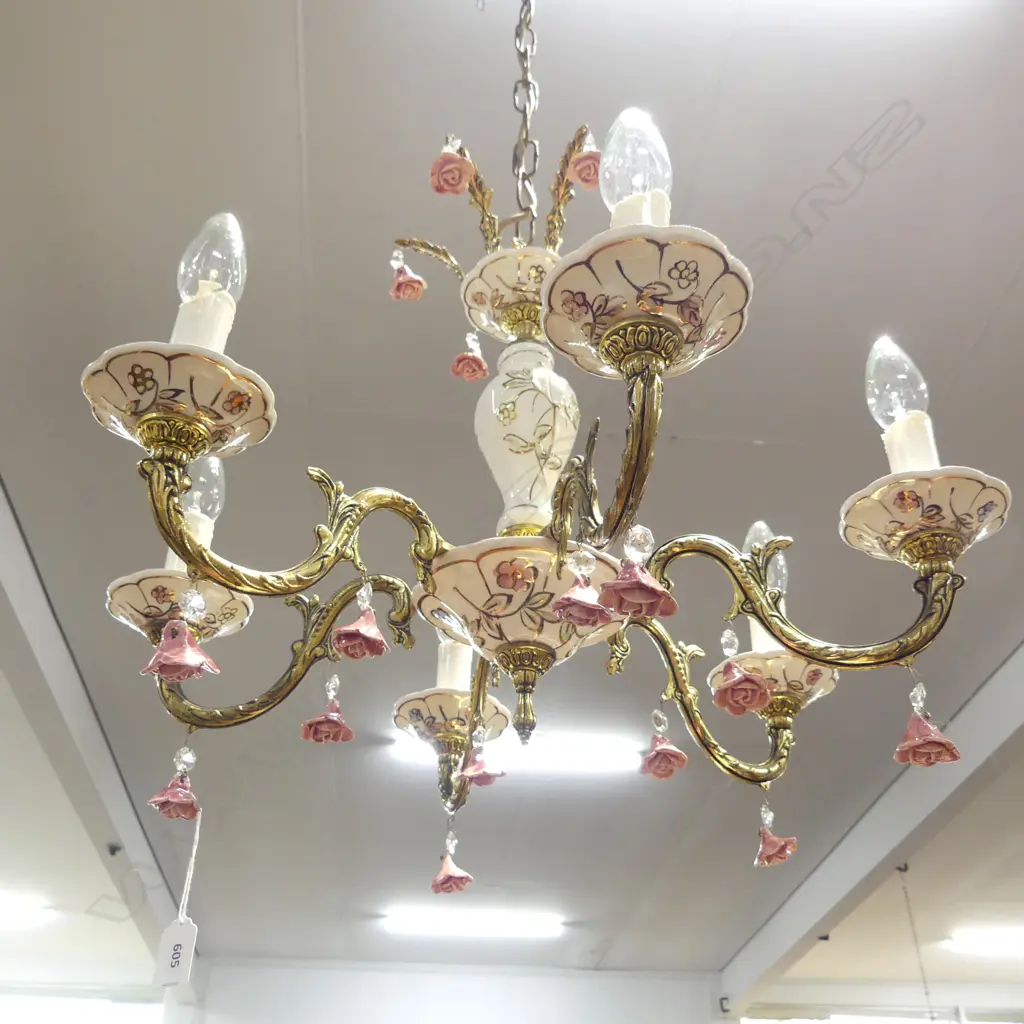 6 ARM CHANDELIER H.400mm, 550mm dia Image 1++