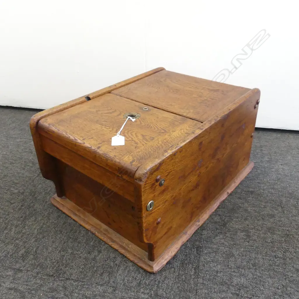 ANTIQUE WOODEN FILING CABINET 500x360x260mm Image 1++