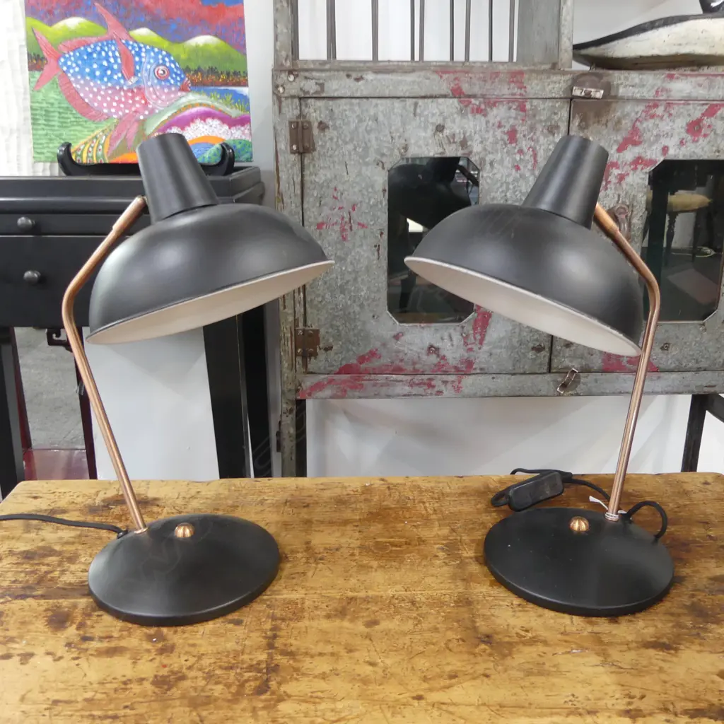 PR CONTEMPORARY BLACK METAL LAMPS H.380mm Image 1++