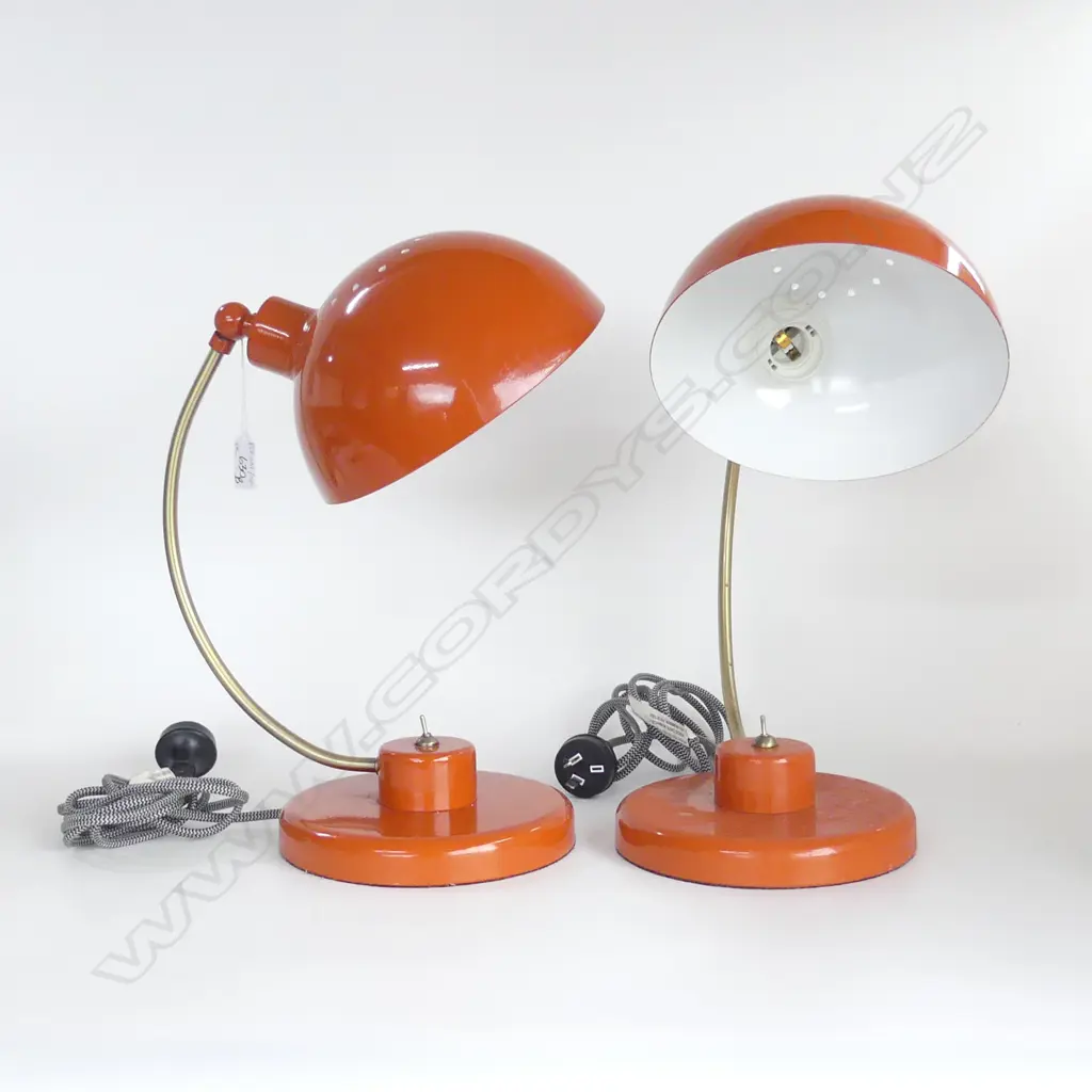 PR CONTEMPORARY ORANGE METAL LAMPS H.350mm Image 1++