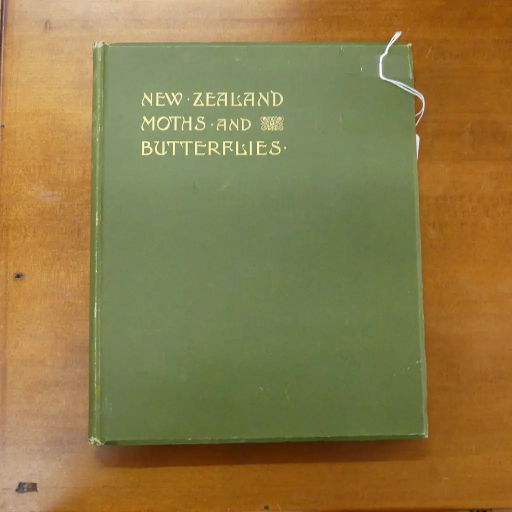 BOOK; G. V. HUDSON 'NZ MOTHS & BUTTERFLYS' LONDON 1898 w. 13 PLATES Image 1++