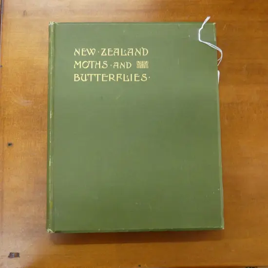 BOOK; G. V. HUDSON 'NZ MOTHS & BUTTERFLYS' LONDON 1898 w. 13 PLATES