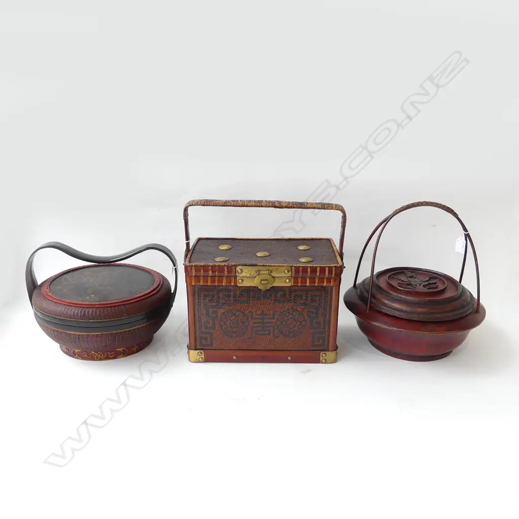 THREE CHINESE BASKETS Image 1++