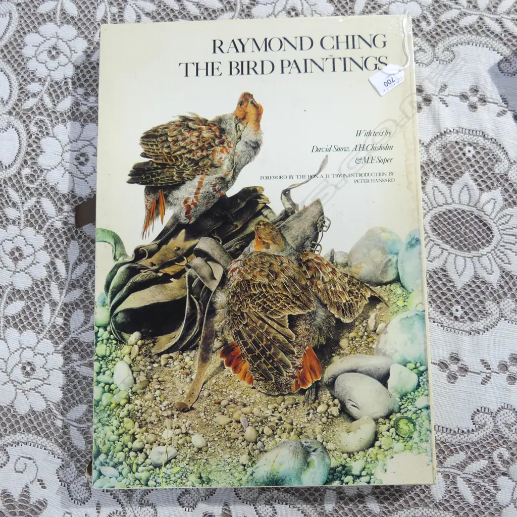 CASED BOOK; RAYMOND CHING BIRD PAINTINGS Image 1++