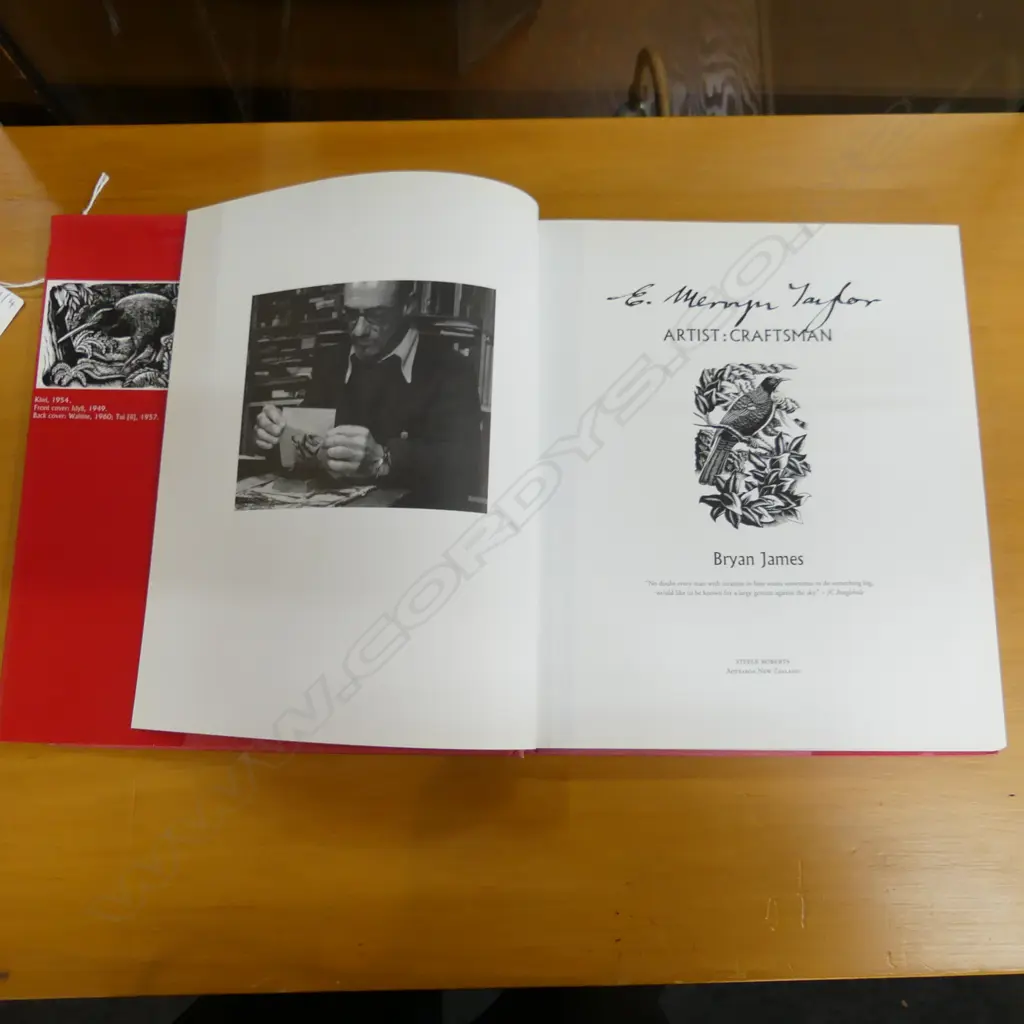 BOOK; E. MERVYN TAYLOR BY BRYAN JAMES Image 1++