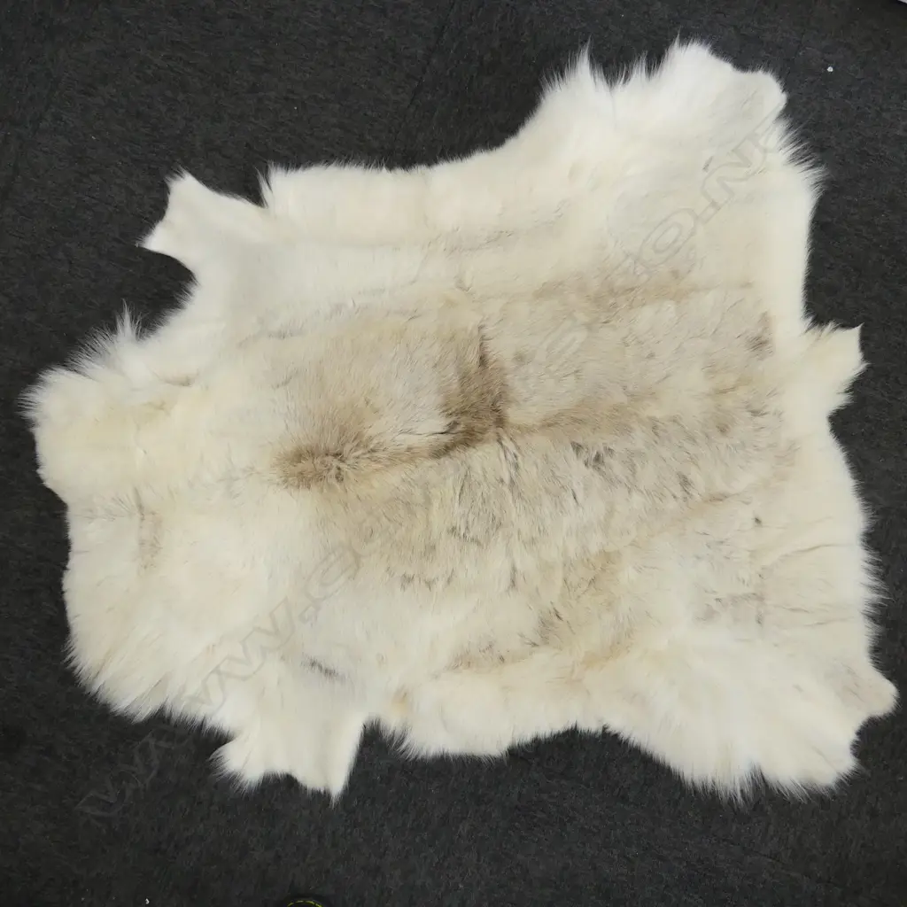 WHITE REINDEER HIDE 1150x1080mm Image 1++