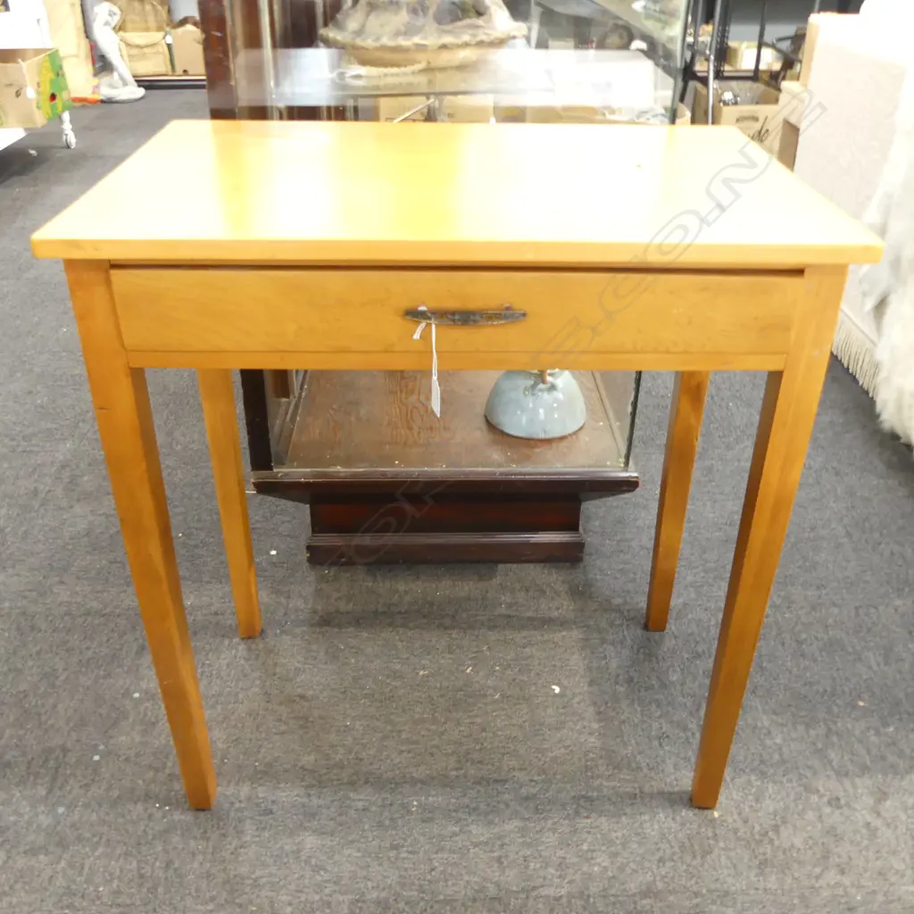 WOODEN SIDE TABLE w. 1 DRAWER 690x450x760mm Image 1++