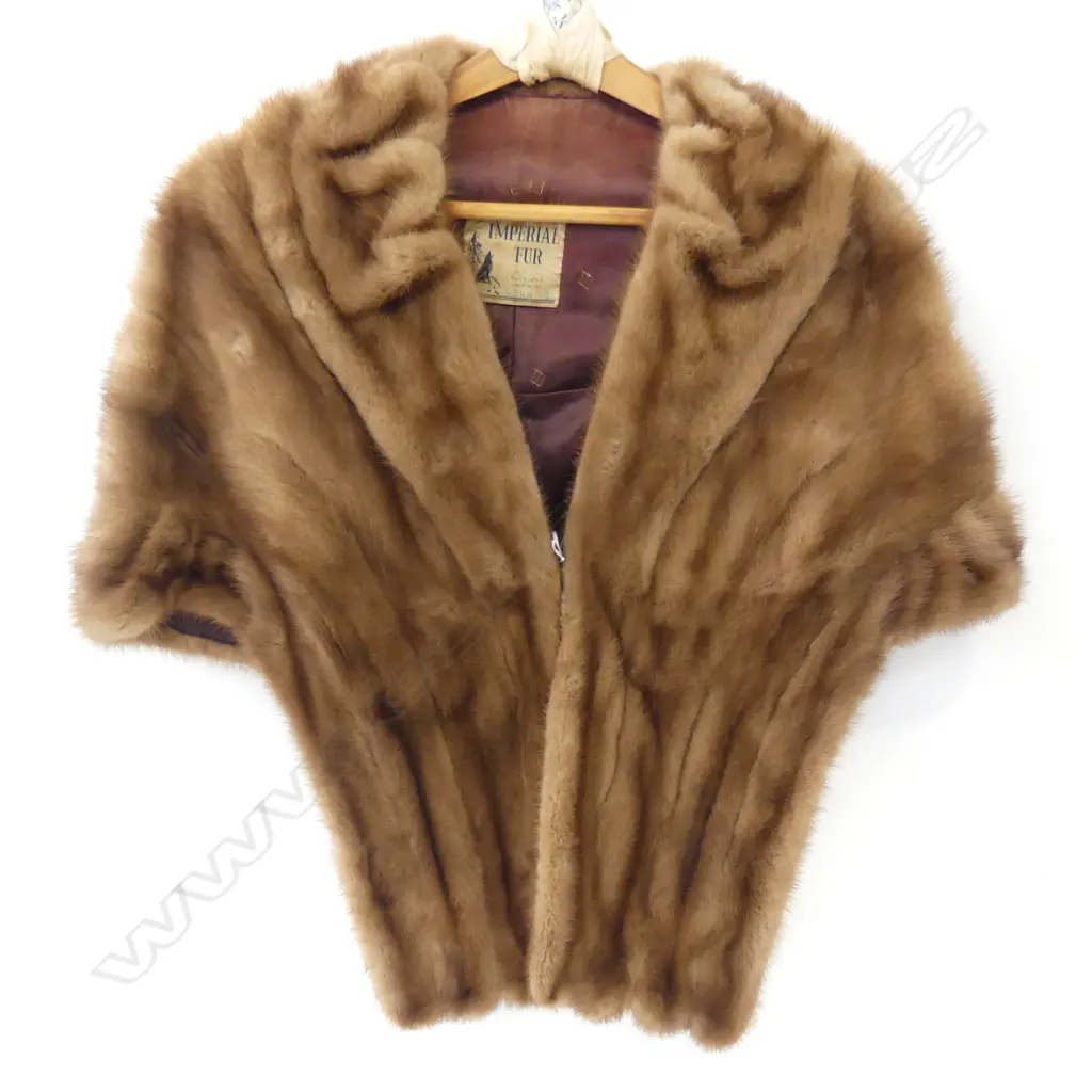 VINTAGE MINK FUR STOLE L680MM Image 1++