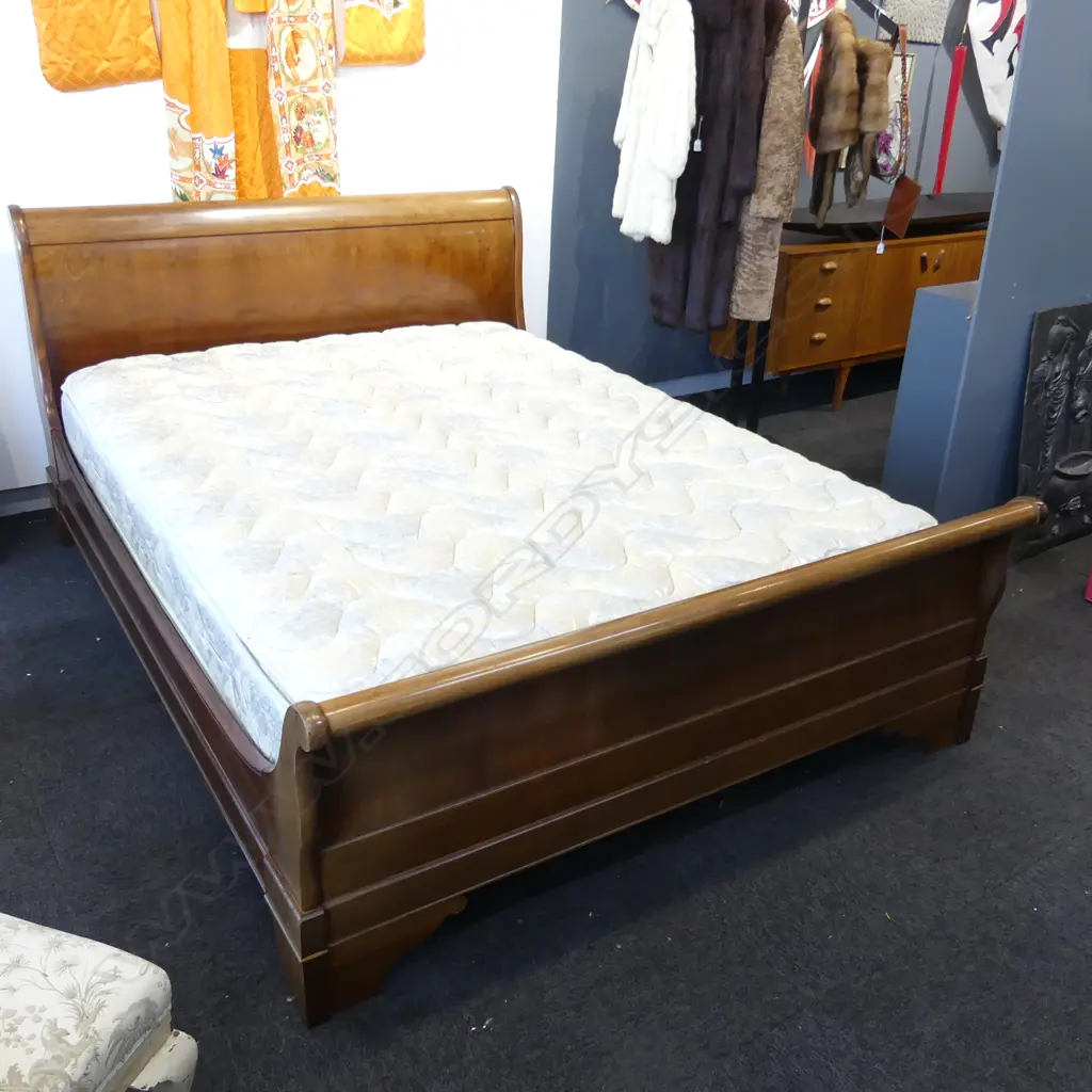 GRANGE BEDFRAME + MATTRESS 1600x2250x1000mm overall Image 1++