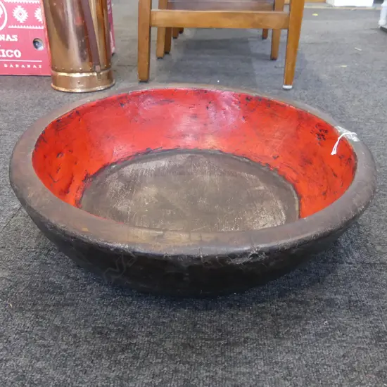 LG WOODEN BOWL 450mm dia