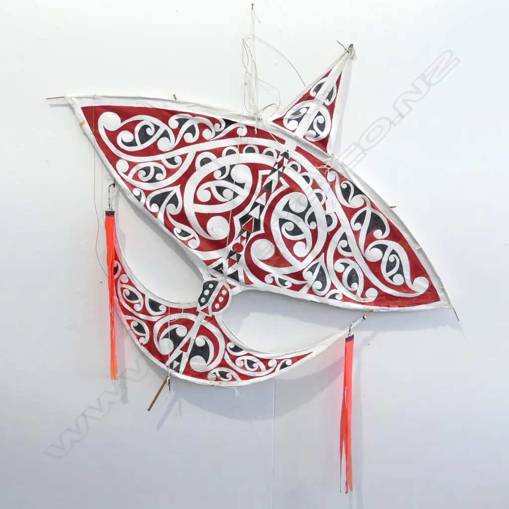 HAND MADE KITE, MAORI MOTIFS Image 1++