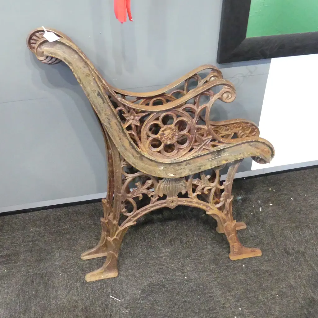 PR CAST IRON BENCH ENDS Image 1++